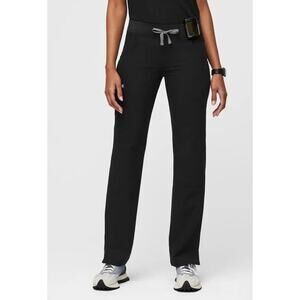 FIGS Kade Cargo Scrub Pants Women’s XXL Black T21004 Pre-Owned GUC
